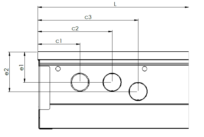 Připojovací otvory