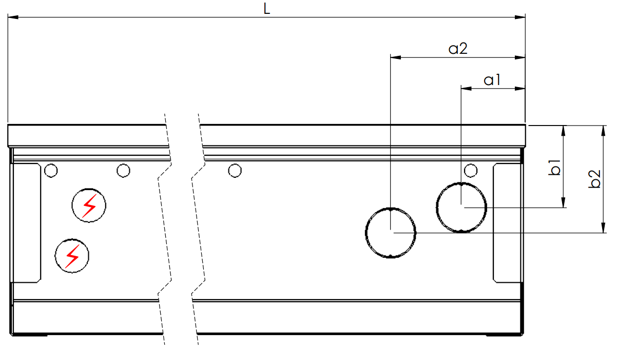 Připojovací otvory